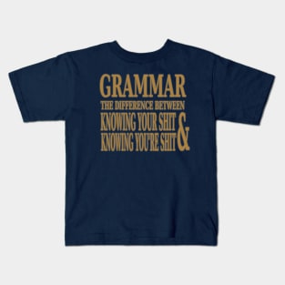 Know Your Grammar Kids T-Shirt